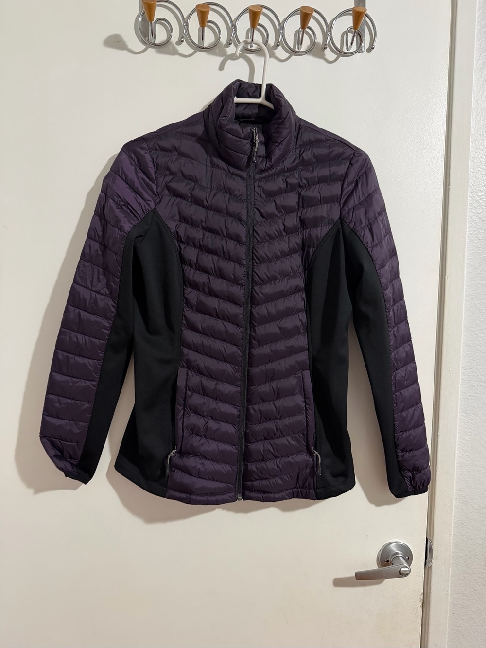 Women’s Lightweight Down Jacket – Purple/Black։